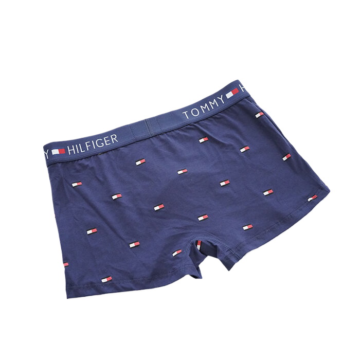 Nuevo Boxer Tommy Hombre Estampado Geometrico Azul Oscuro
